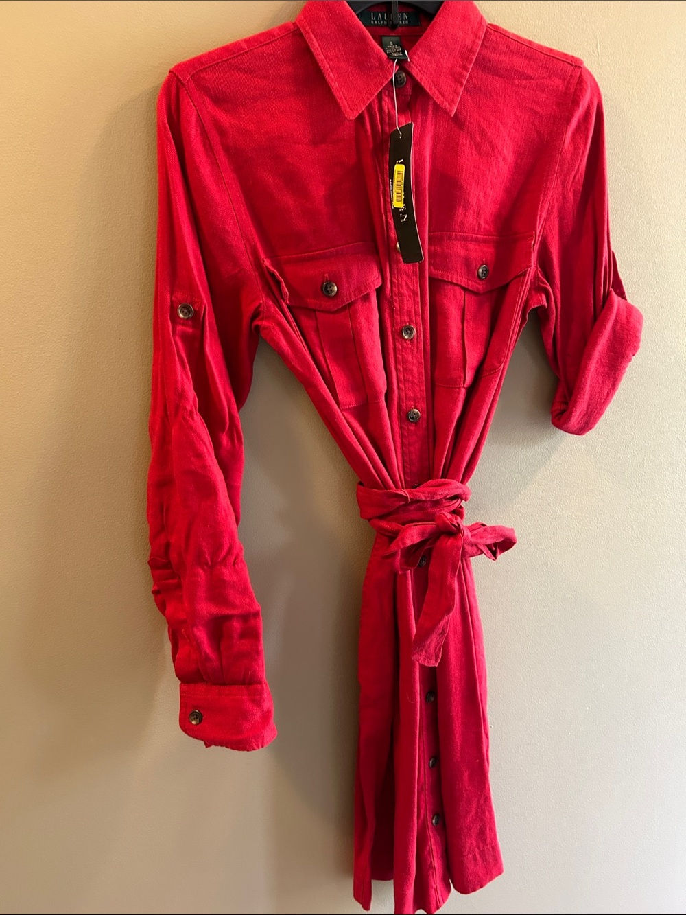 Polo Ralph Lauren Linen Bend Shirt Dress with Pockets size S - Picture 5 of 9